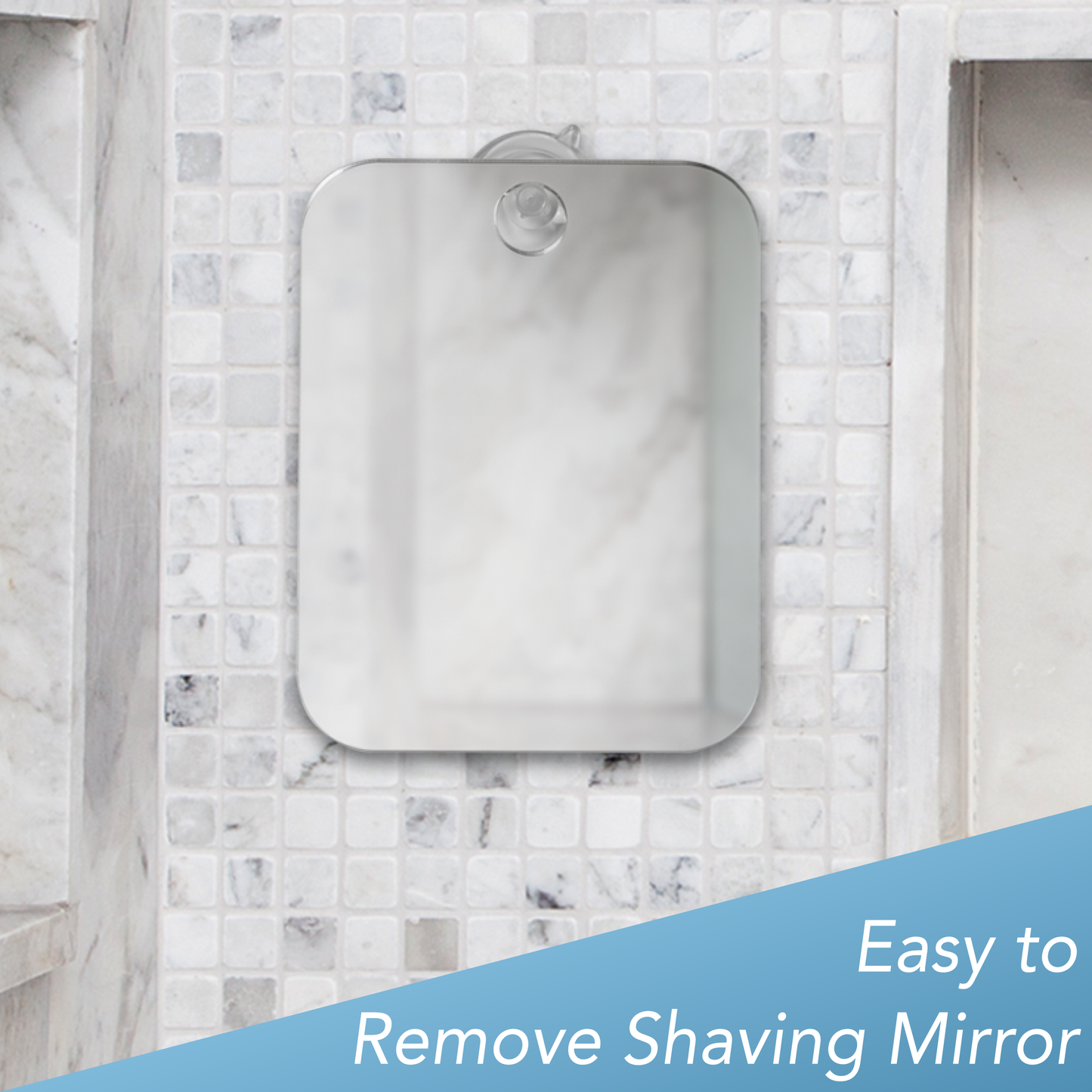 Shave Well Company Fog-Free Travel Mirror for Shaving